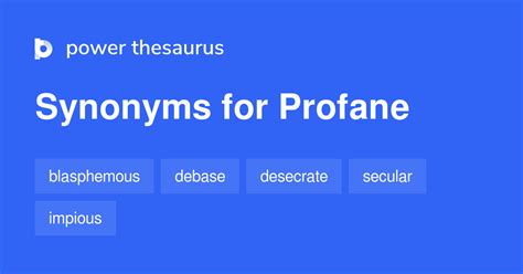 profane synonym|meaning of profane.